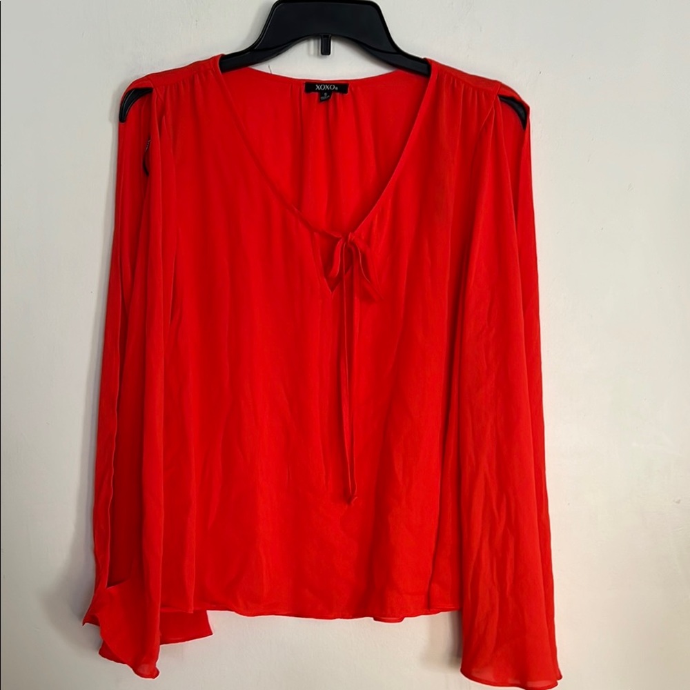 XOXO Women's Red Blouse